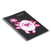 Feenhaftes Schwein-Notizbuch Notizblock (Rechte Seite)