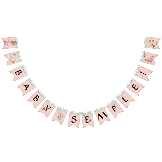 Feenhaftes Tee-Party-niedlicher Wimpelkette (Alle)