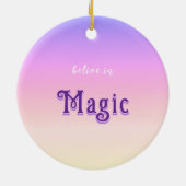 Feenkapybara-Magie Keramik Ornament (Hinten)