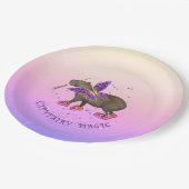 Feenkapybara Magie Pappteller (Schrägansicht)