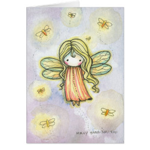 Feenkarte 'Firefly Cutie' von Molly Harrison