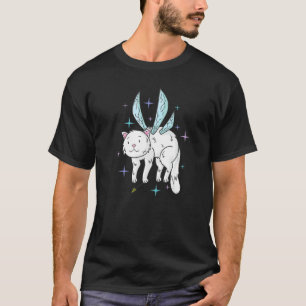 Feenkatze mit Flügeln und Feen Ohr T-Shirt