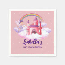 Feenkind Geburtstag Märchenschloss Regenbogen 