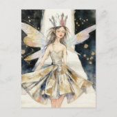 Feenkönigin in der Modeshow Postkarte (Vorderseite)