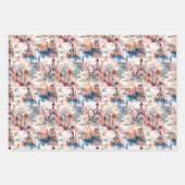 Feenland-Schlösser verschiedene Farben Geschenkpapier Set (Vorderseite 2)