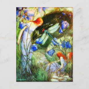 Feenlibelle Postkarte