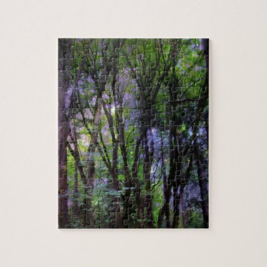 Feenlichter Surrealer Wald Puzzle (Vertikal)