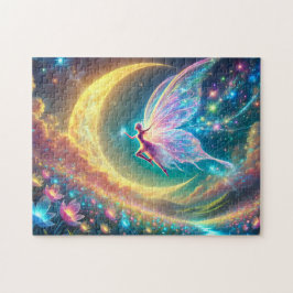 Feenmondlicht verzaubernde Fantasie Puzzle