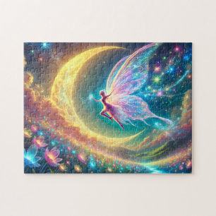 Feenmondlicht verzaubernde Fantasie Puzzle