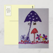 Feenplatz Postkarte (Vorne/Hinten)