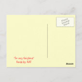 Feenplatz Postkarte (Rückseite)