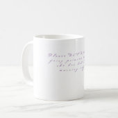 Feenprinzessin Kaffee Kaffeetasse (Vorderseite Links)