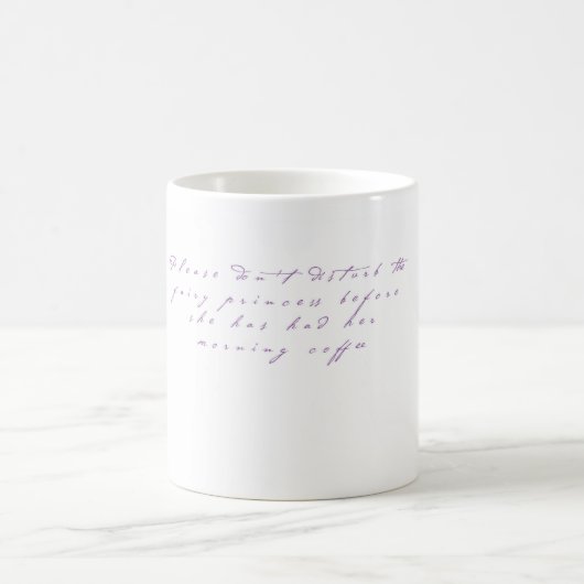 Feenprinzessin Kaffee Kaffeetasse (Mittel)