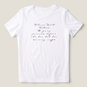 Feenprinzessin Kaffee T-Shirt Tri-Blend Shirt