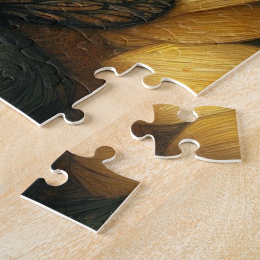 Feenschläfer in einer Sonnenblume Puzzle (Seite)