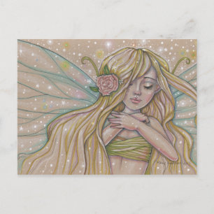 Feenträume Zeichnung von Molly Harrison Postkarte