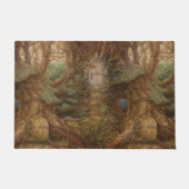 Feentür im Wald Fußmatte (Vorderseite)