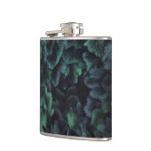 Feenwald-Flasche mit Vinyl-Ummantelung Flachmann (Links)