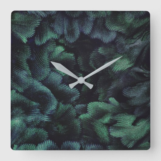 Feenwald Quadratische Wanduhr (Vorderseite)