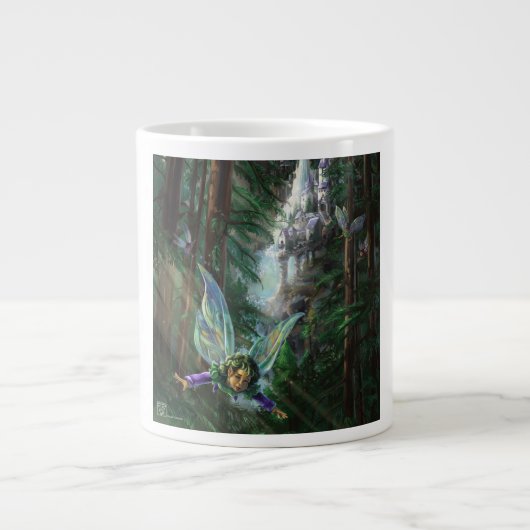 Feenwaldschloss Jumbo-Tasse (Vorderseite)