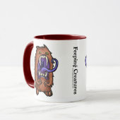 Feeping Geschöpf-Tasse - Yawnster Monster Tasse (Vorderseite Links)