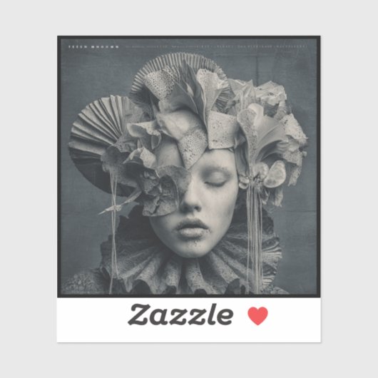 Feesh Mhoon — Gothic Fine Art Aufkleber (Blatt)