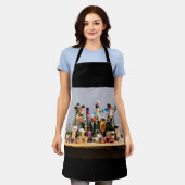 Feestende fubby's de van een feestje houden, gefel schürze (Getragen)