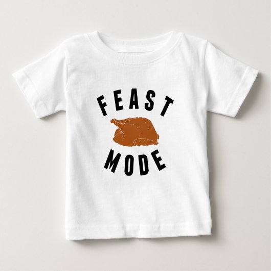 Feestmodus | Erntedank Turkey Baby Baby T-shirt (Vorderseite)