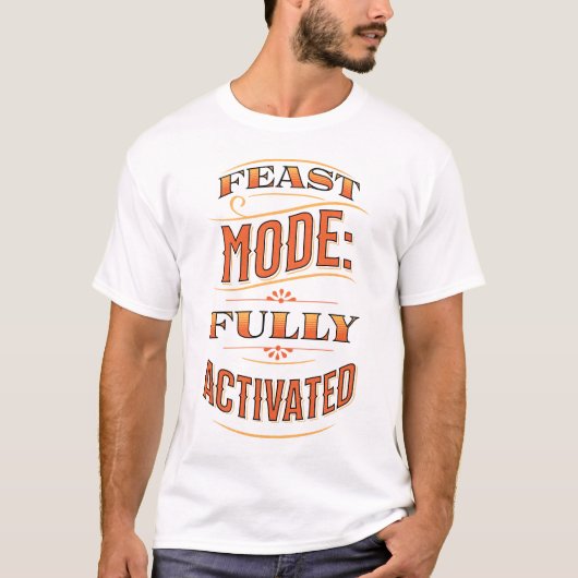 Feestmodus T-Shirt (Vorderseite)