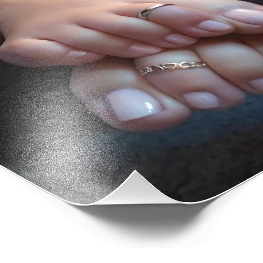 Feet Bilder Fotodruck (Ecke)
