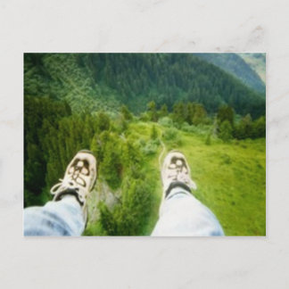 Feet First Postkarte