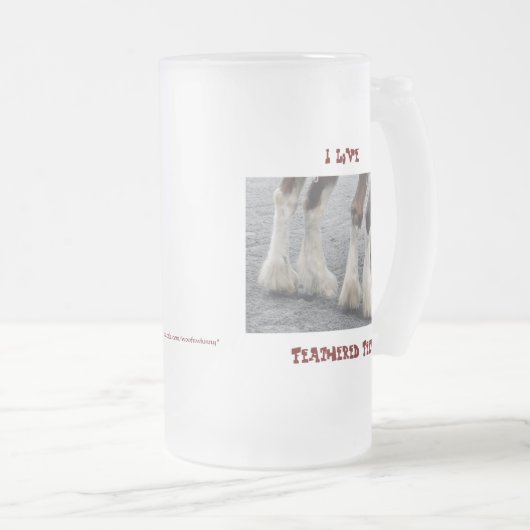 Feet Mattglas Bierglas (VorderseiteRechts)