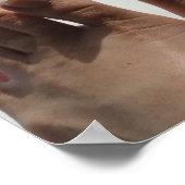 Feet mit Strand Poster (Ecke)