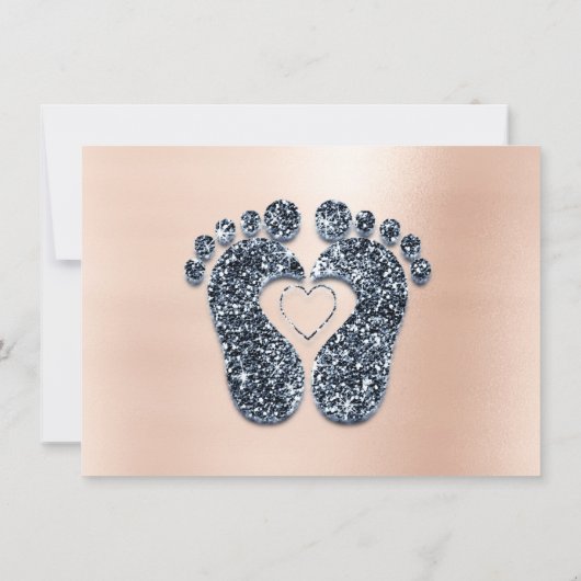 Feet Rose Gold Reflexology Certificate Geschenk Na (Rückseite)