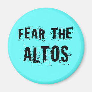 Feet the Altos Music Singer Gift Magnet
