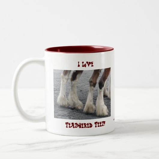 Feet Zweifarbige Tasse (Links)