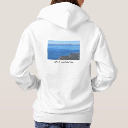 Fegendes Vista von Lake Tahoe Hoodie (Rückseite)