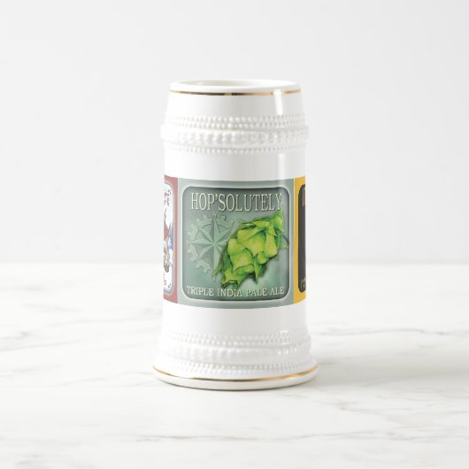 Fegleys Gebräu bearbeitet Stein Bierglas (Mittel)