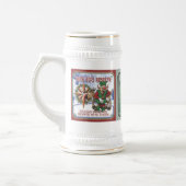 Fegleys Gebräu bearbeitet Stein Bierglas (Links)