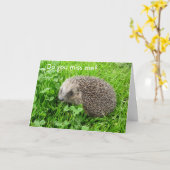 "Fehle ich dir? " Karte (Gelbe Blume)