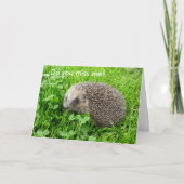 "Fehle ich dir? " Karte (Vorderseite)