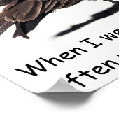 FEHLEN FÜR EINEN EDELLER POSTER (Ecke)