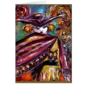 FEHLEN / Mysteriöse Maske mit Tricorn und Eule