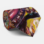 FEHLEN / Mysteriöse Maske mit Tricorn und Eule Krawatte (Gerollt)