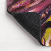 FEHLEN / Mysteriöse Maske mit Tricorn und Eule Mousepad (Ecke)