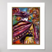 FEHLEN / Mysteriöse Maske mit Tricorn und Eule Poster (Vorne)