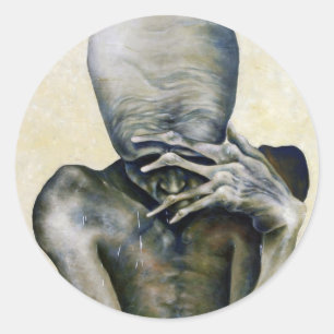 Fehlen nichts runder aufkleber