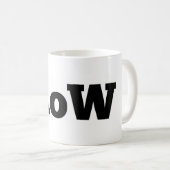 Fehlen Wachs-/"AoW" Logo Kaffee-Tasse Kaffeetasse (VorderseiteRechts)