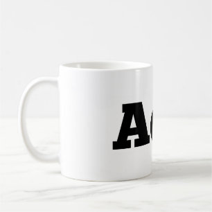 Fehlen Wachs-/"AoW" Logo Kaffee-Tasse Kaffeetasse