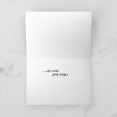 Fehlende Geburtstagskarte Karte (Innenseite)